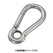 B-090 [水本 ステンレス スナップフックA型 リング付 線径6mm 長さ61mm （849-0726） 1個]