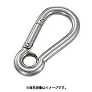 B-091 [水本 ステンレス スナップフックA型 リング付 線径7mm 長さ70mm （849-0727） 1個]