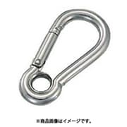 B-093 [水本 ステンレス スナップフックA型 リング付 線径10mm 長さ102mm （849-0729） 1個]