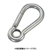 B-094 [水本 ステンレス スナップフックA型 リング付 線径11mm 長さ120mm （849-0730） 1個]