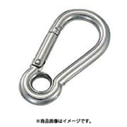 B-095 [水本 ステンレス スナップフックA型 リング付 線径12mm 長さ140mm （849-0731） 1個]