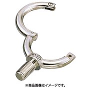 B-1002 [水本 ステンレス オープンアイボルトミリネジ 捻子径M-6 （113-4546） 1個]
