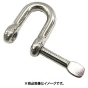 B-1366 [水本 ステンレス ロッキングピンシャックル 長さ48mm 内幅24mm （113-3027） 1個]