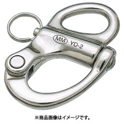 水本 ステンレス 固定スナップシャックル 全長70mm （113-6183） 1個 B-1390