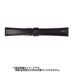 LR-A 18mm-14mm カーフR寸長 ブラック [時計バンド]