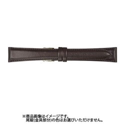 LR-B 17mm-14mm カーフR寸長 ダークブラウン [時計バンド]