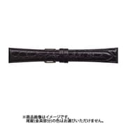 LNH-A 18mm-14mm NH型押ワニ寸長 ブラック [時計バンド]