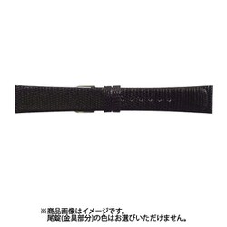 LT-A 16mm-14mm トカゲ寸長 ブラック [時計バンド]