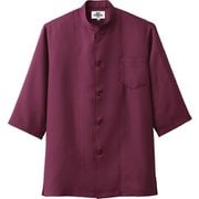 シングルコックシャツ 五分袖 兼用 ワイン 7756 C-2 M