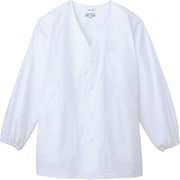 白衣 長袖 男性用 ホワイト AB6400 C-1 S