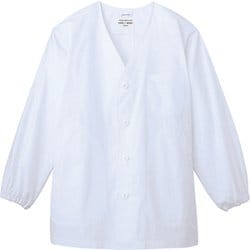 白衣 長袖 男性用 ホワイト AB6400 C-1 M
