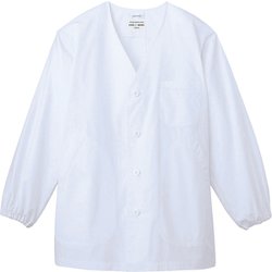 白衣 長袖 男性用 ホワイト AB6400 C-1 3L