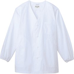 白衣 長袖 男性用 ホワイト AB6400 C-1 5L