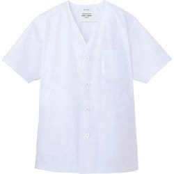 白衣 半袖 男性用 ホワイト AB6402 C-1 LL