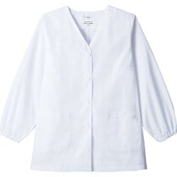 白衣 長袖 女性用 ホワイト AB6403 C-1 11号