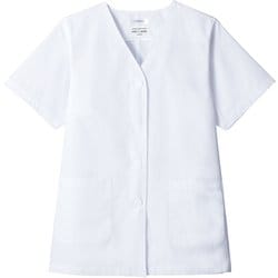 白衣 半袖 女性用 ホワイト AB6405 C-1 9号