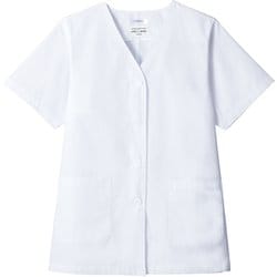 白衣 半袖 女性用 ホワイト AB6405 C-1 11号