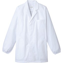 白衣 長袖 男性用 ホワイト AB6406 C-1 3L