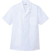 白衣 半袖 男性用 ホワイト AB6407 C-1 5L