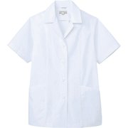 白衣 半袖 女性用 ホワイト AB6409 C-1 11号