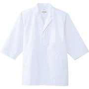 白衣 七分袖 男性用 ホワイト AB6507 C-1 L