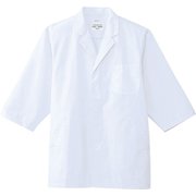 白衣 七分袖 男性用 ホワイト AB6507 C-1 3L