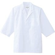 白衣 七分袖 男性用 ホワイト AB6507 C-1 4L