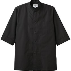 コックシャツ ブラック AS6022 C-10 3L