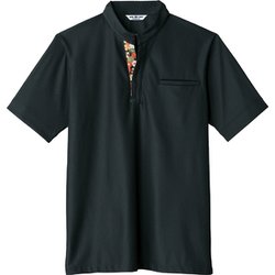 カットソー 兼用 黒×菊 AS8012 C-10 SS
