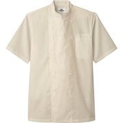 コックシャツ 兼用 半袖 ベージュ AS8047 C-7 3L