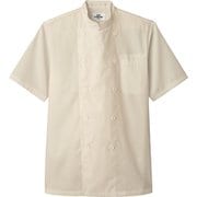 コックシャツ 兼用 半袖 ベージュ AS8047 C-7 4L