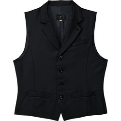 ベスト 男性用 ブラック AS8071 C-10 LL