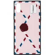 16339 [iPhone XS/X用 ケース Hide Away Letter Nude Red & Blue]