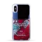 16264 [iPhone XS/X用 ケース Red Snake Classic Nail Polish]