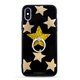 16211 [iPhone XS/X用 ケース Happy Black Stars]