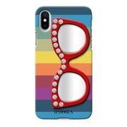 16236 [iPhone XS/X用 ケース Rainbow Diamond With Glasses]