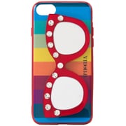 16238 [iPhone 8/7用ケース Rainbow Diamond With Glasses]