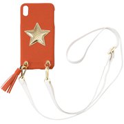 16198 [iPhone XS Max用ケース Strap Red Star]