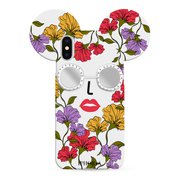 16220 [iPhone XS/X用 ケース Teddy Floral]