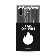 16337 [iPhone XS/X用 ケース Hide Away I Am ON FIRE Black]