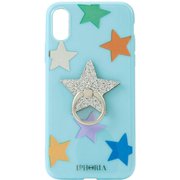 16174 [iPhone XS/X用 ケース Happy Blue Stars]