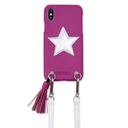 16205 [iPhone X/XS用ケース Strap Purple Star]