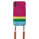 16207 [iPhone X/XS用ケース Strap Pink Rainbow]