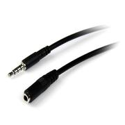2m 3.5mm 4極TRRSステレオミニプラグ延長ケーブル MUHSMF2M