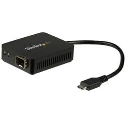 USB-C - 光ファイバ変換アダプタ オープンSFP 1000Base-SX/LX Win/ Mac/ Linux対応 US1GC30SFP