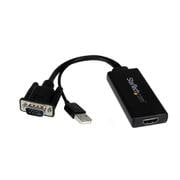 VGA-HDMI変換アダプタ (USBオーディオ&バスパワー対応) VGA2HDU