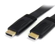7.6m ハイスピードHDMIフラットケーブル(イーサネット対応) Ultra HD 4K2K対応HDMIケーブル HDMIMM25FL