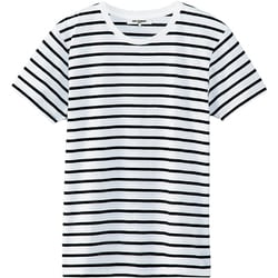 ボーダーＴシャツ ブラック AS8546 C-10 L