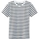 ボーダーＴシャツ ブラック AS8546 C-10 LL