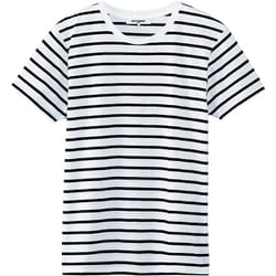 ボーダーＴシャツ ブラック AS8546 C-10 LL